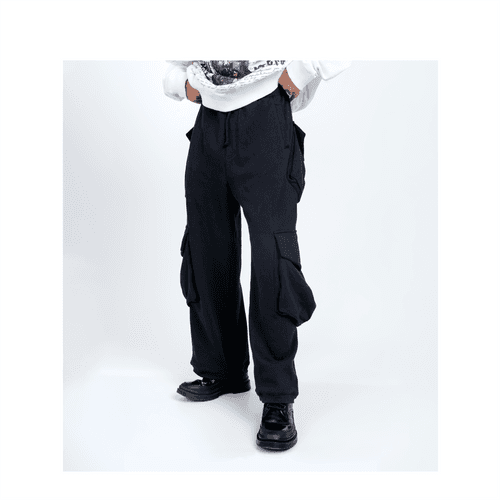 Huemn Flap Pocket Sweatpant (Black)