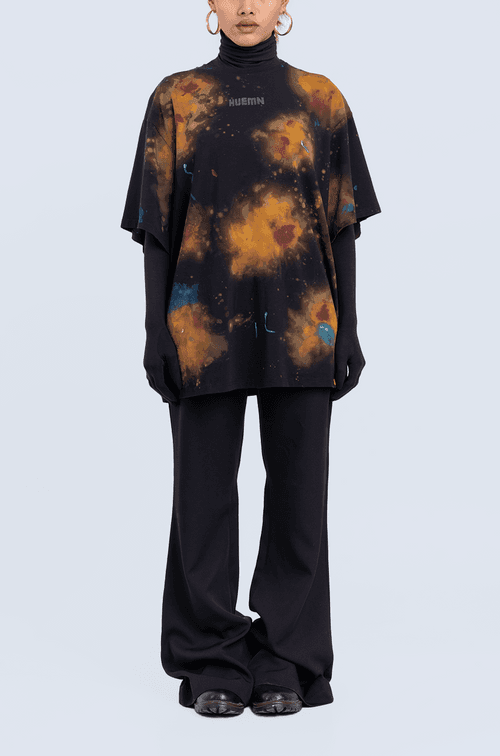 Huemn Blood Washed Starlight T-Shirt (Black)