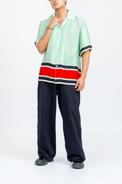 The Racer Stripe Shirt (Mint)