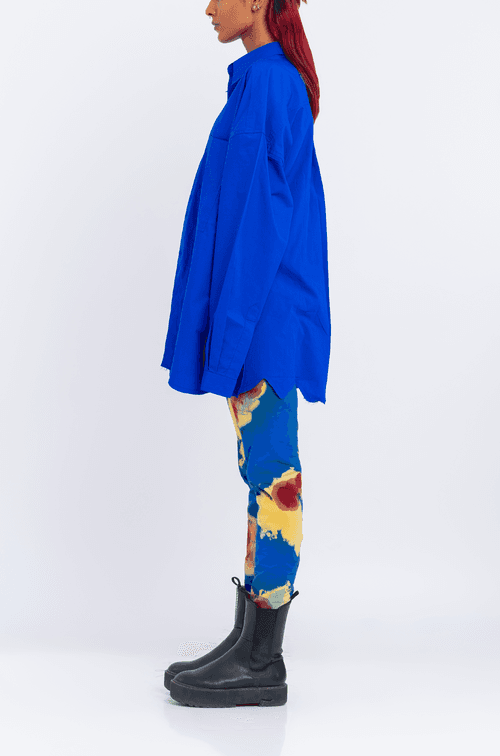 Huemn Blood Washed Leggings (Blue)