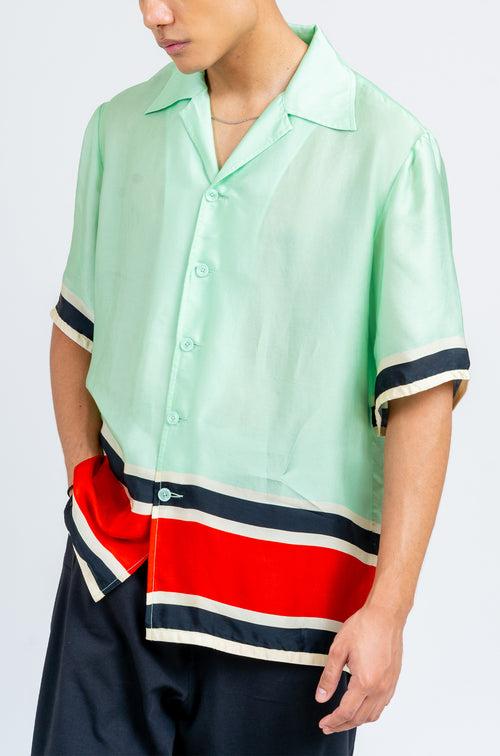 The Racer Stripe Shirt (Mint)