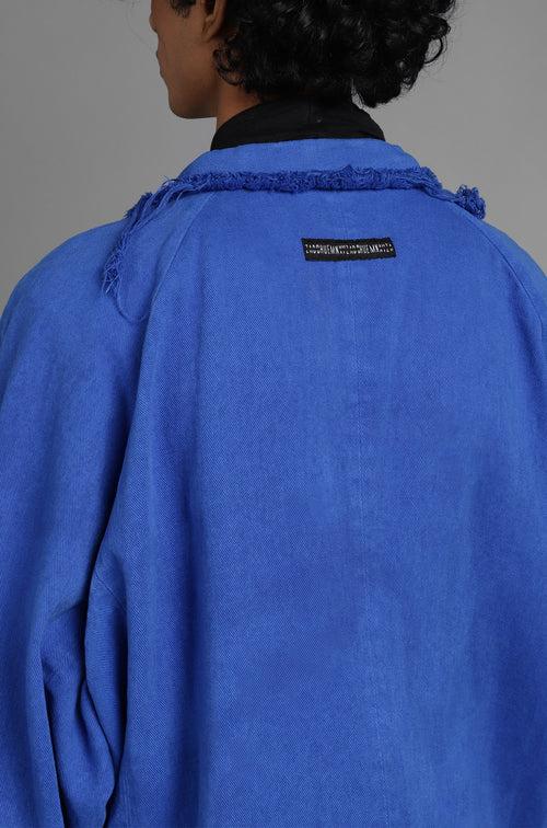 SuperHUEMN Denim Overcoat (Blue)