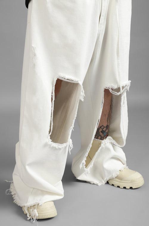 SuperHUEMN Keyhole Denim (White)