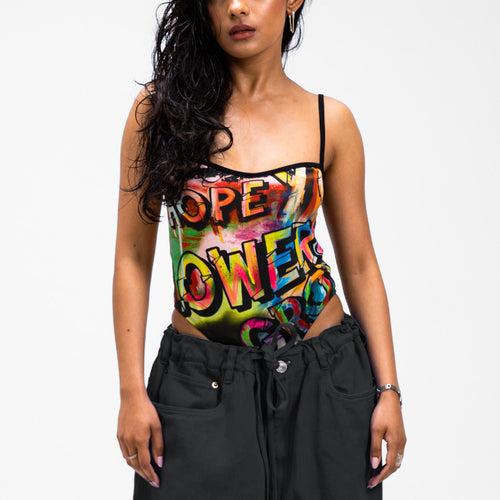 HUEMN Graffiti Bodysuit 2.0