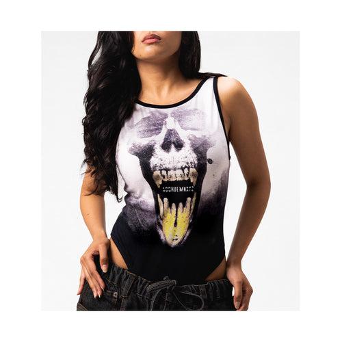 HUEMN Skull Bodysuit