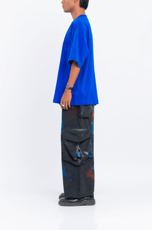 Huemn Blood Flap Pocket Sweatpant (Blue)