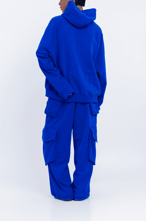 Huemn Classic Handmade Gorilla Hoodie (Blue)