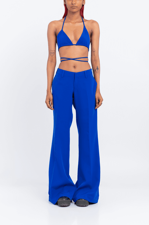 The New World Low Waist Trousers (Blue)