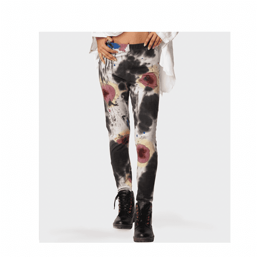 Huemn Blood Washed Leggings (White)