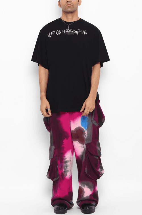 Huemn Blood Flap Pocket Sweatpant (Hot Pink)