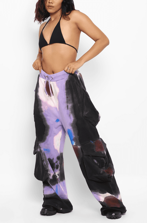 Huemn Blood Flap Pocket Sweatpant (Lilac)