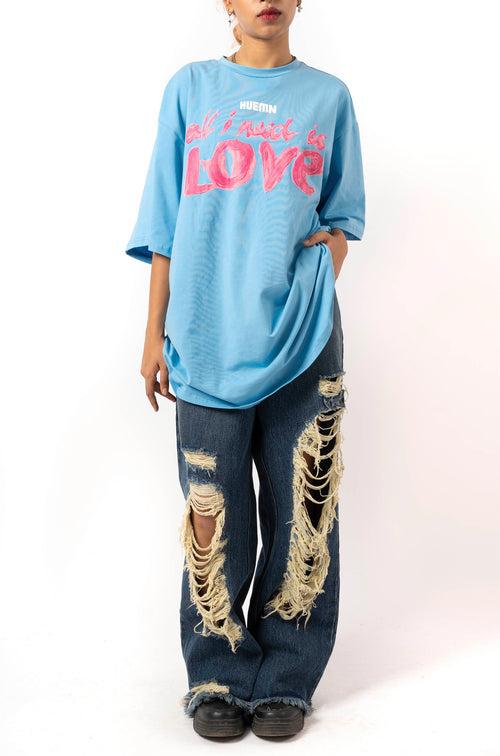 Love T-Shirt (Blue)