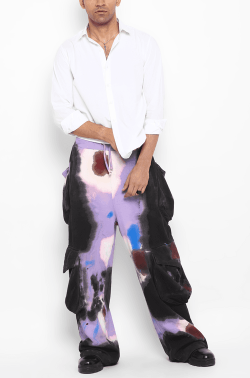 Huemn Blood Flap Pocket Sweatpant (Lilac)