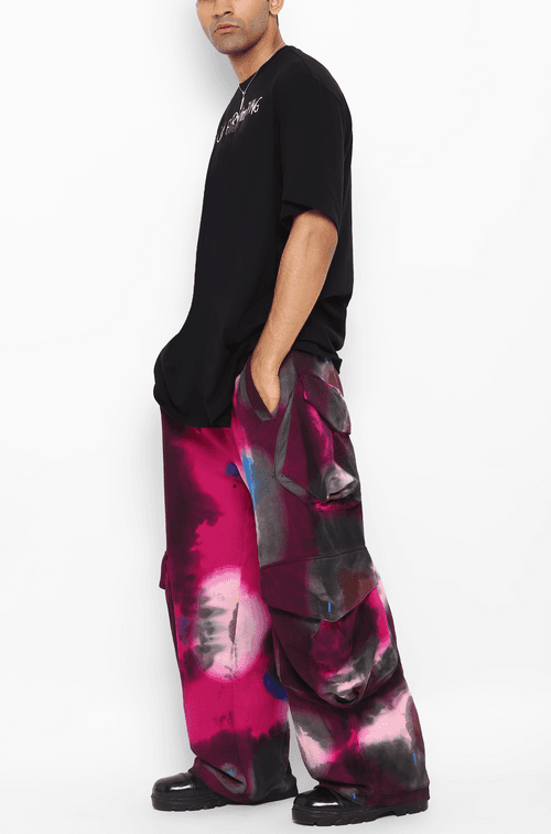 Huemn Blood Flap Pocket Sweatpant (Hot Pink)