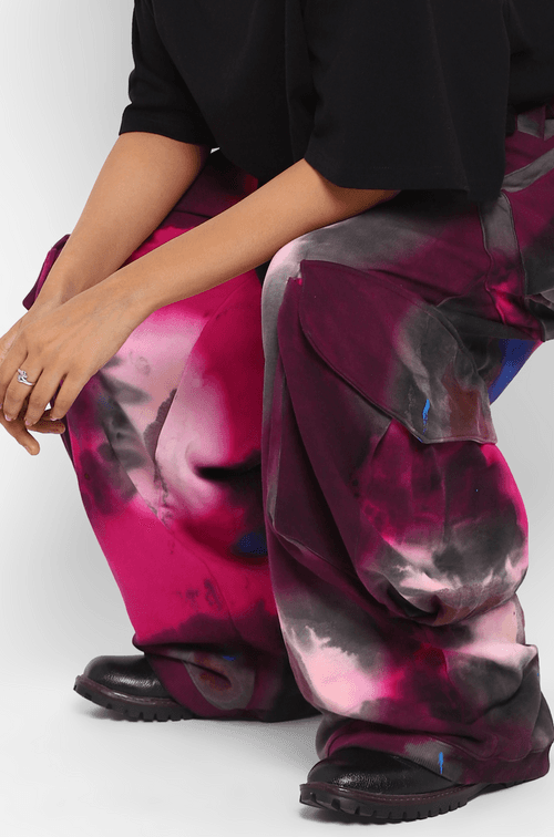 Huemn Blood Flap Pocket Sweatpant (Hot Pink)