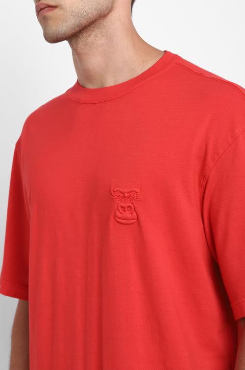 Huemn Evolution Gorilla Insignia T-Shirt (Red)