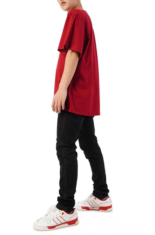 Scream Huemn T-Shirt (Maroon)