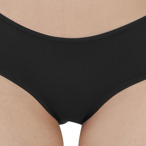 High Coverage Mid Rise Solid Cotton Brief Panty Combo (Pack of 2)