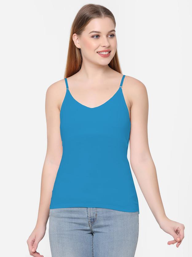 Cotton spandex detachable straps Camisole-SC-2