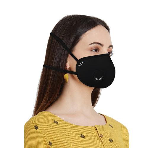 Two Way Respirator - 8 Layer Reusable SN 99 Protection Head Loops Freedom Mask - Pack of 3