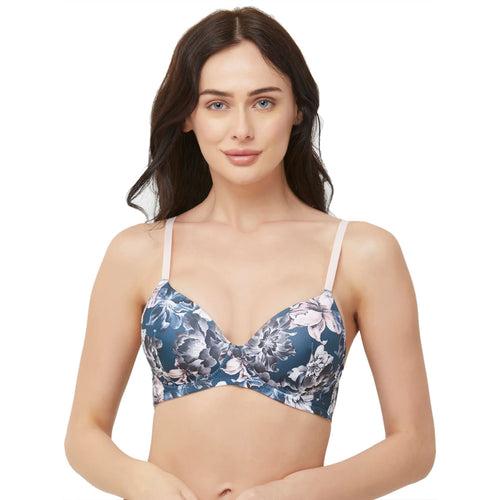 Semi Coverage Padded Non Wired Bra (PACK OF 2)