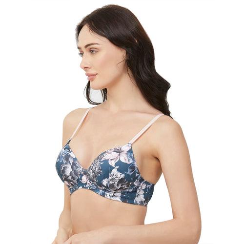 Semi Coverage Padded Non Wired Bra (PACK OF 2)