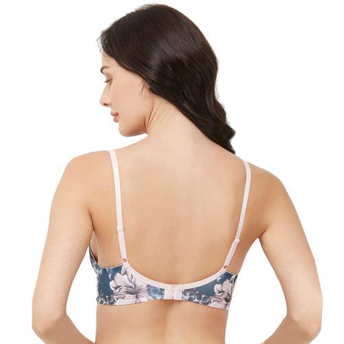 Semi Coverage Padded Non Wired Bra (PACK OF 2)