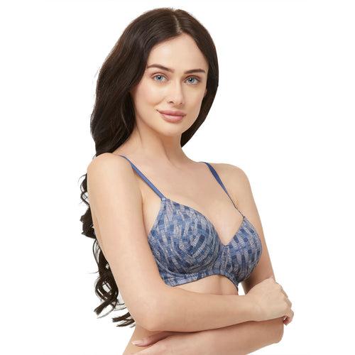 Semi Coverage Padded Non Wired Bra (PACK OF 2)