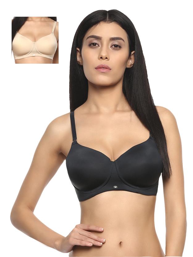 Full Coverage Padded Non Wired Bra- Combo CB-122 (Pack of 2) CB-122