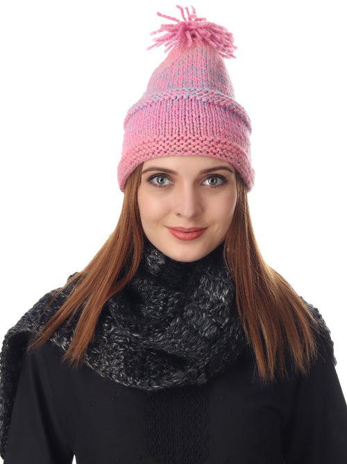 Blush Crochet Beanie