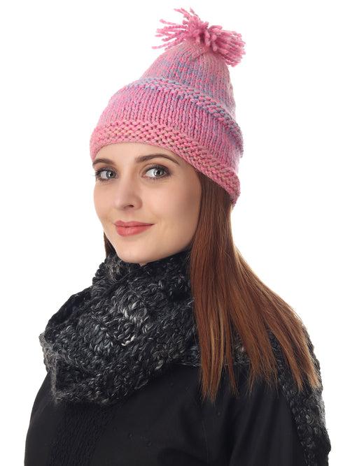 Blush Crochet Beanie