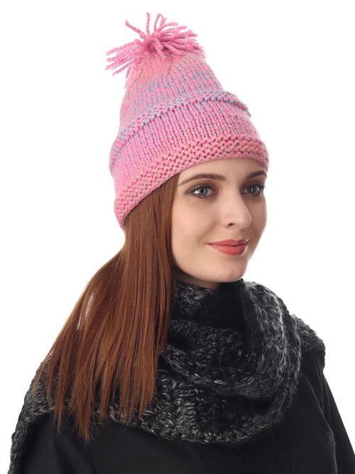 Blush Crochet Beanie