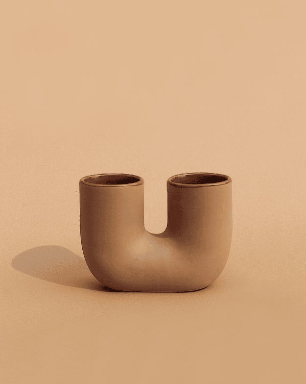 Clo Vase: Terracotta Brown