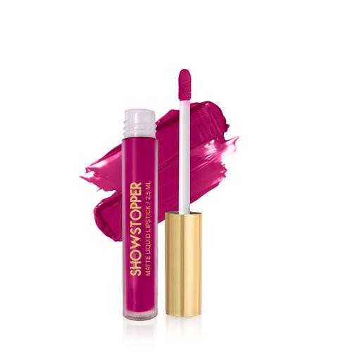 Showstopper Matte Liquid Lipstick (Color - PEPPY PINK)