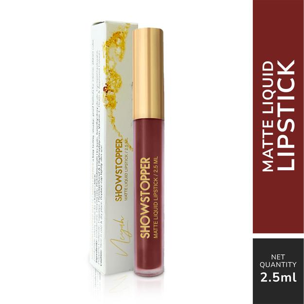 Showstopper Matte Liquid Lipstick (Color -  WEARTH)