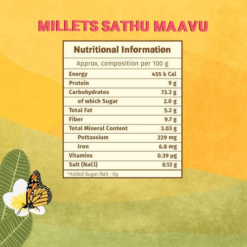 Millets Sathu Mavu Mix - Pack of 3 - 200g Each