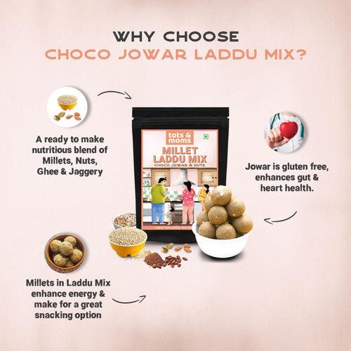 Buy Laddu Mix | Choco Jowar | Ragi & Dry Fruits | Pack of 2 - 250g Each