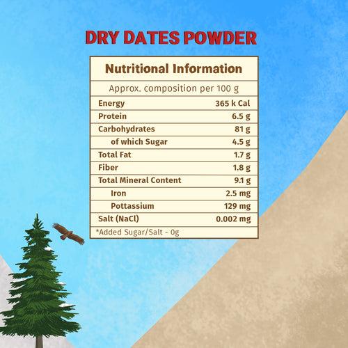 Dry Dates Powder | Sugar Substitute | Natural Sweetener - 200g