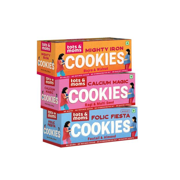 Healthy & Nutritional Mom Cookies - Pack of 3