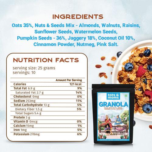 Buy Granola | Protein-rich Breakfast, Snacks for Moms - 250g