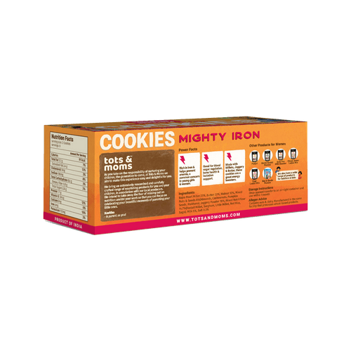 Healthy & Nutritional Mighty Iron Cookies for Moms - Bajra & Walnut - Pack of 2 - 150g Each