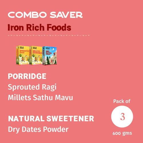 Iron Rich Foods Combo - Pack of 3