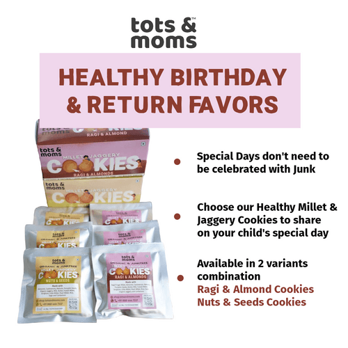 Healthy Birthday & Return Favors - Pack of 50 - 100 cookies