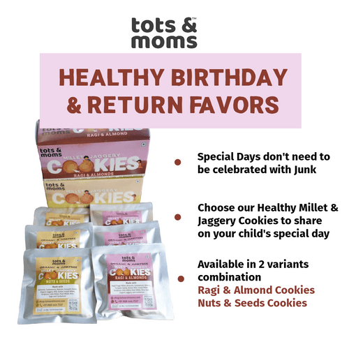 Healthy Birthday & Return Favors - Pack of 25 - 50 cookies