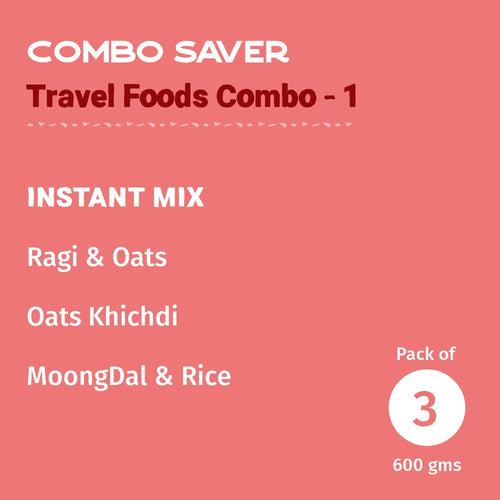 Travel Foods Combo- 1- Pack of 3