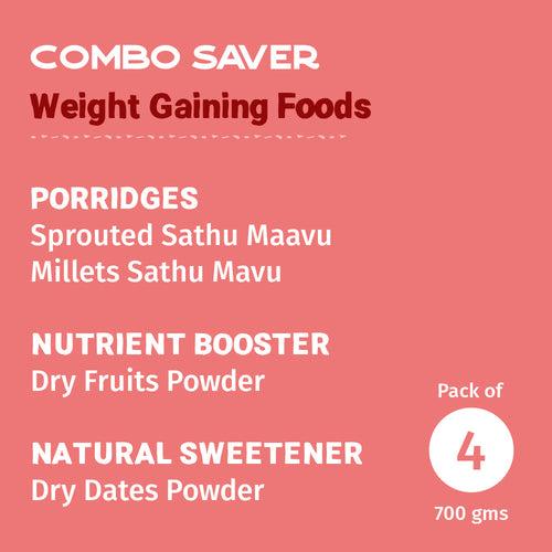 Weight Gaining Foods Combo -  Pack of 4