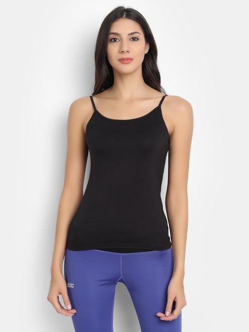 Bamboo Fabric Camisole – Soft, Breathable, Eco-Friendly, and Stylish for All-Day Comfort and Elegance | Black