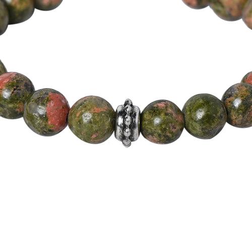 Nurture Harmony with our Unakite Healing Gemstone Bracelet - Discover Healing Benefits for Your Loved One