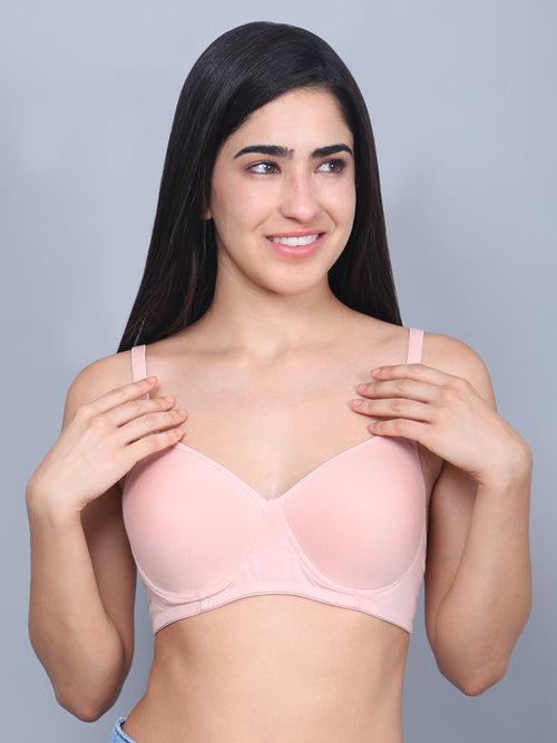 Bamboo Fabric Full Coverage Padded T-shirt Bra