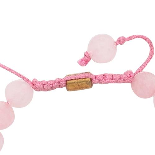 Real Rose Quartz Healing Bracelet For Love, Compassion, Emotions & Relationships